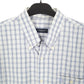 Mens Blue Burberry London Short Sleeve Shirt