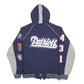 Mens Navy NFL New England Patriots American Football Super Bowl Champions Full Zip Jumper
