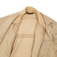 Mens Beige Lake Forest Vintage Talon Zip Hoodie Coat