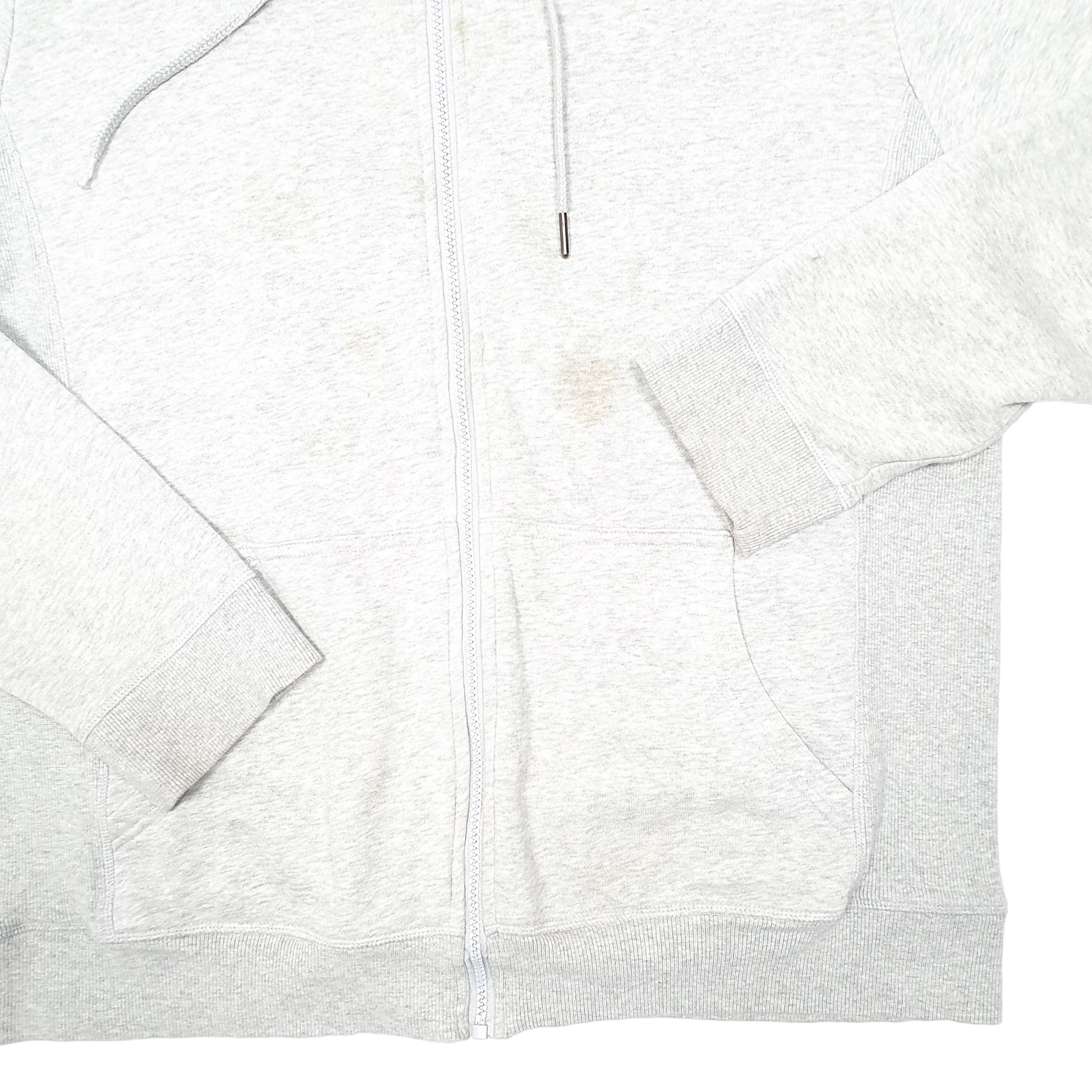 Womens Grey Champion Hoodie Full Zip Jumper