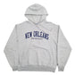 Mens Grey Champion New Orleans Spellout Hoodie Jumper