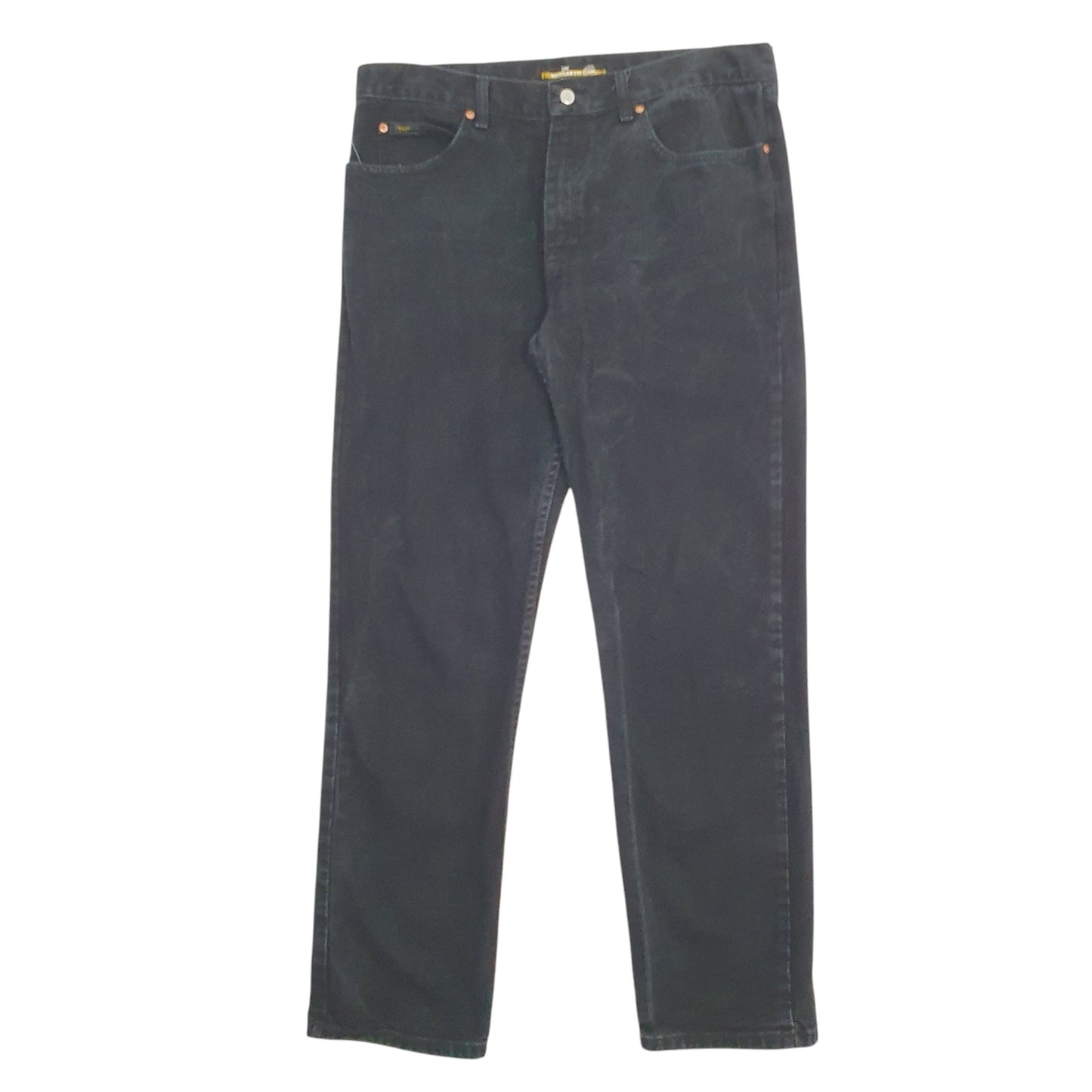 Mens Black Lee  Casual JeansW38 L34