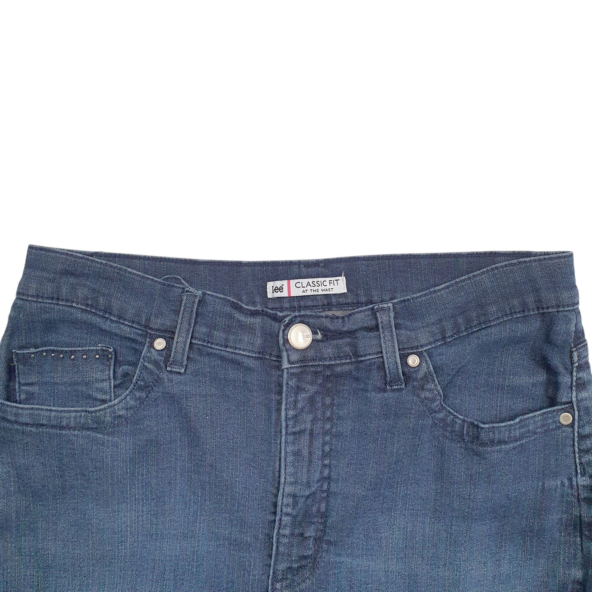 Womens Blue Lee Classic Stretch Fit At The Waist Casual JeansW30 L30