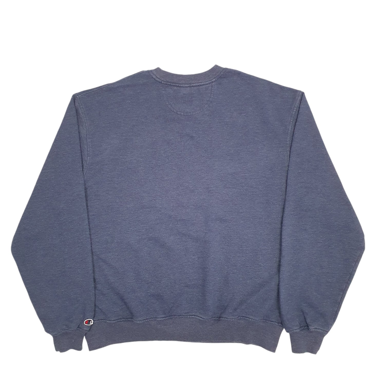 Mens Blue Champion  Crewneck Jumper