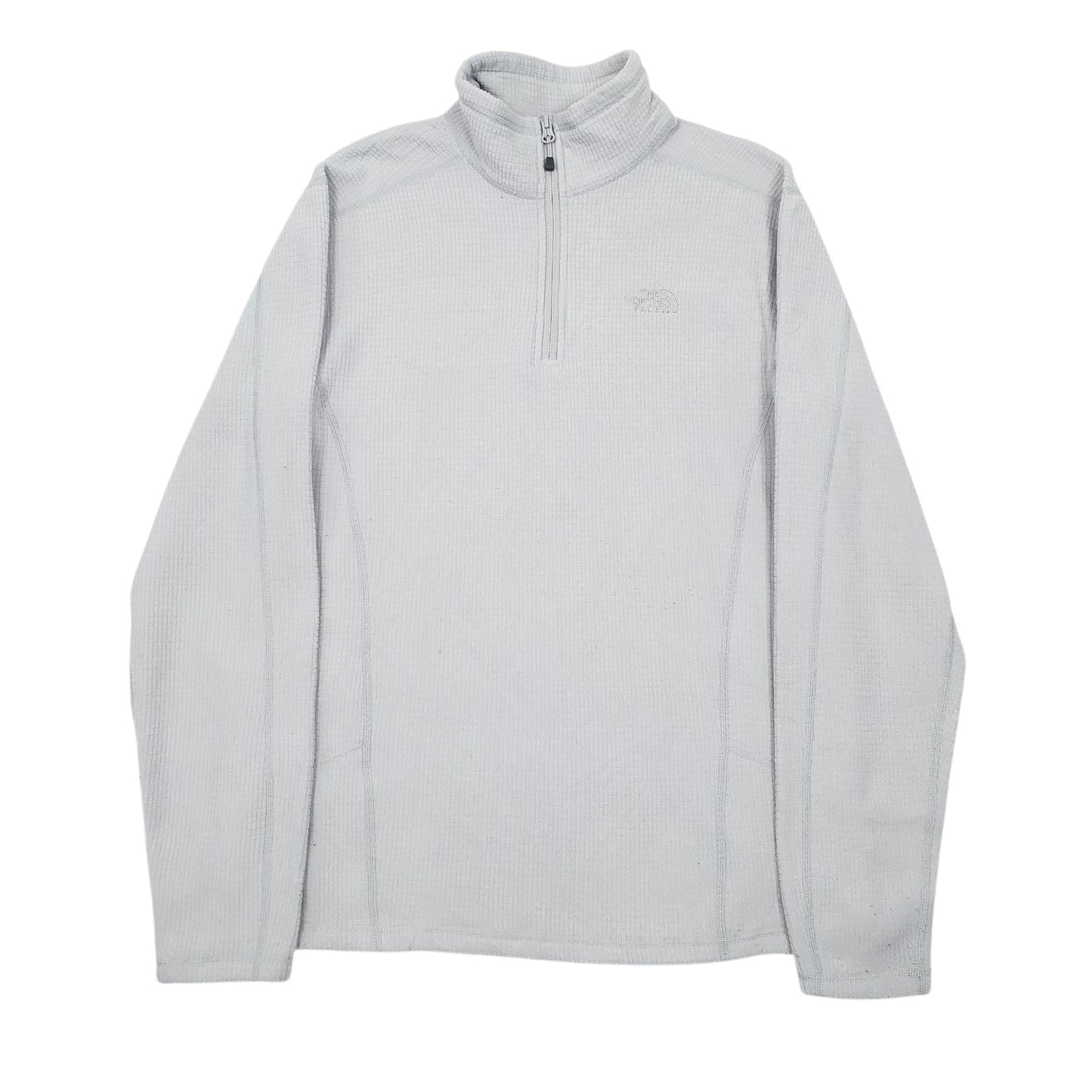 Mens Grey The North Face  Quarter Zip Jumper