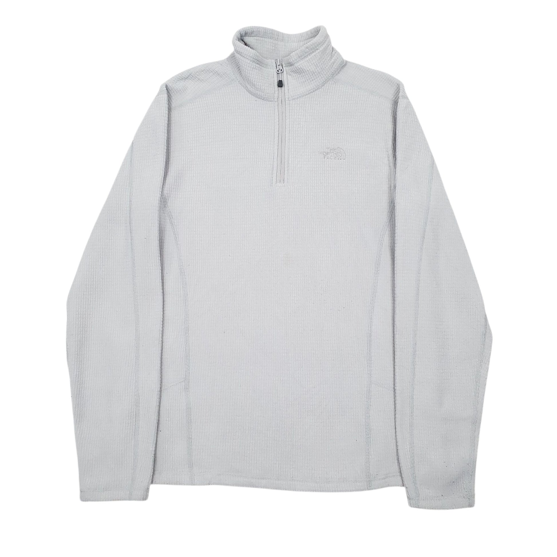 Mens Grey The North Face  Quarter Zip Jumper