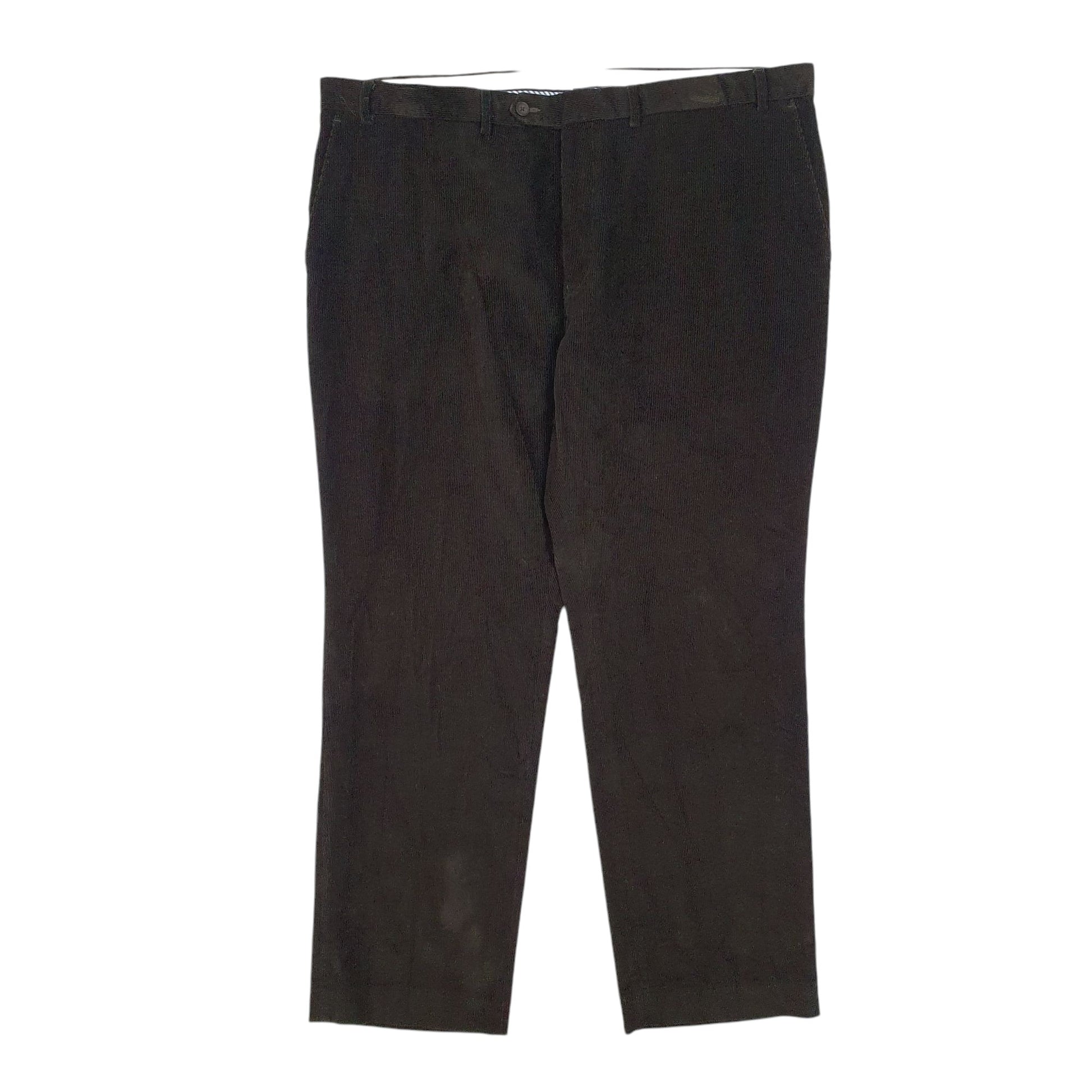 Mens Black Ralph Lauren  Corduroy Trousers