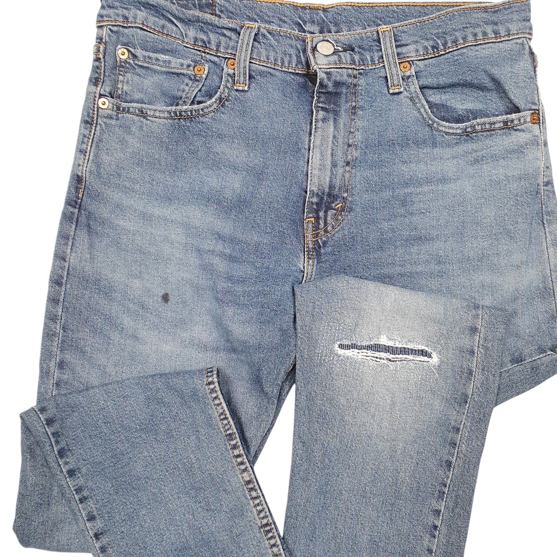 Mens Blue Levis Stretch 512 JeansW33 L30