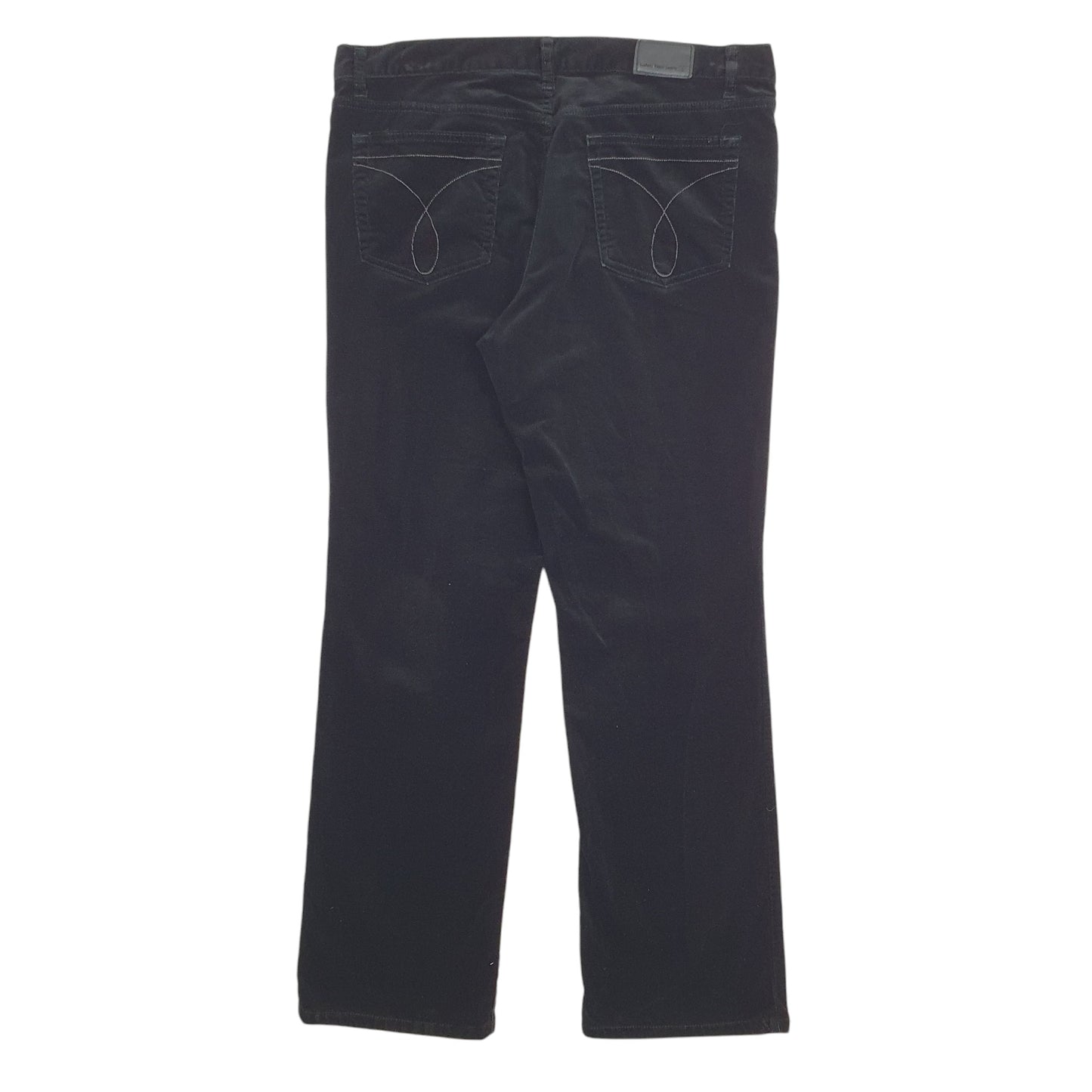 Mens Black Calvin Klein  Corduroy Trousers