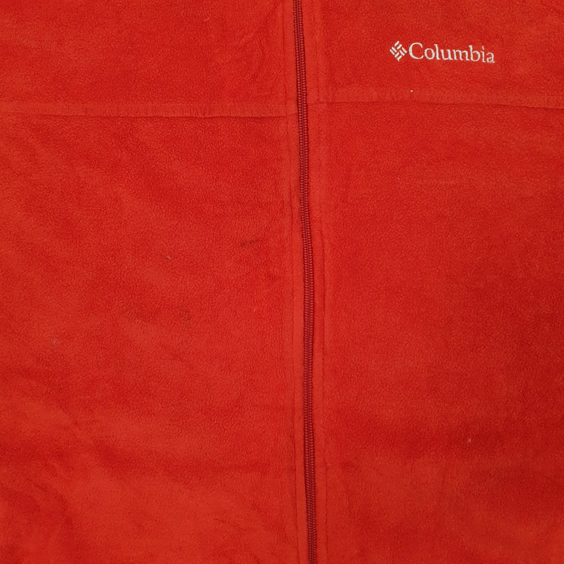 Mens Orange Columbia Sportswear Company  Full Zip Jumper
