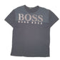 Mens Black Hugo Boss Spellout Short Sleeve T Shirt