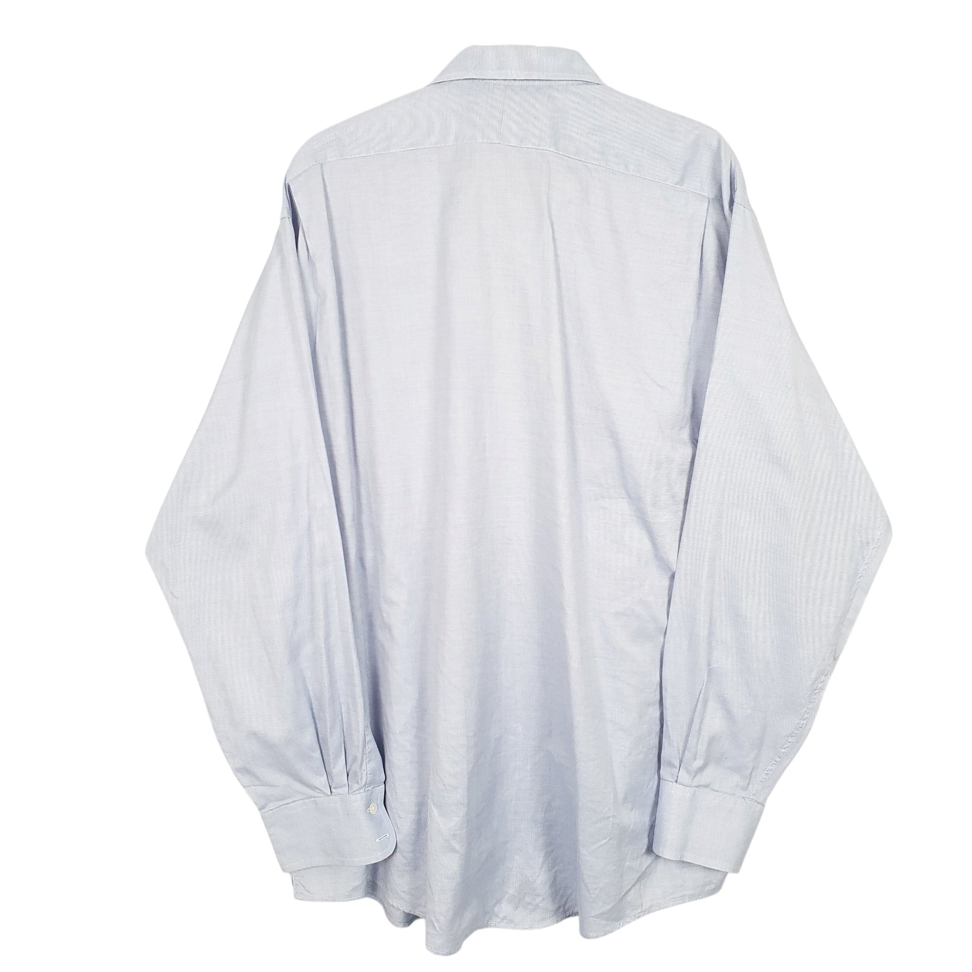 Mens Blue Burberry London Made In USA Long Sleeve Shirt