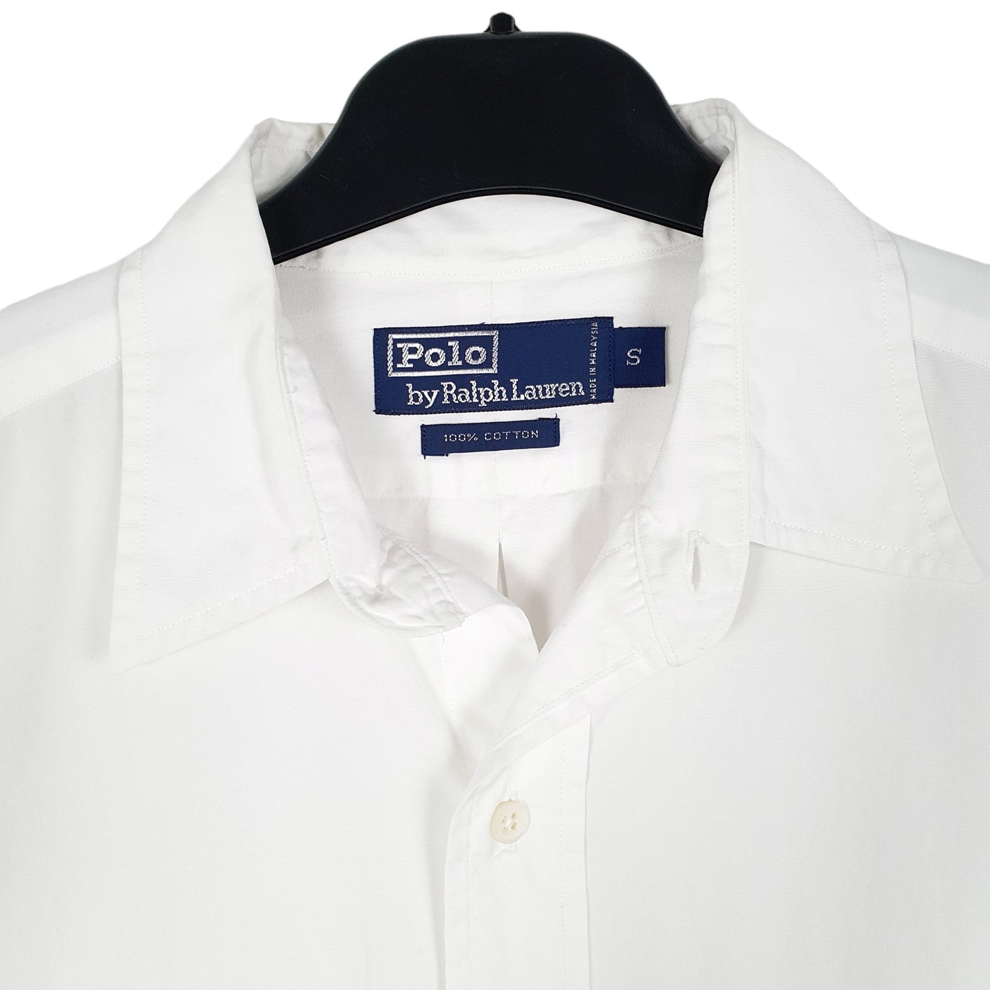 Mens White Polo Ralph Lauren  Long Sleeve Shirt