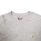 Mens Grey Carhartt  Short Sleeve T Shirt