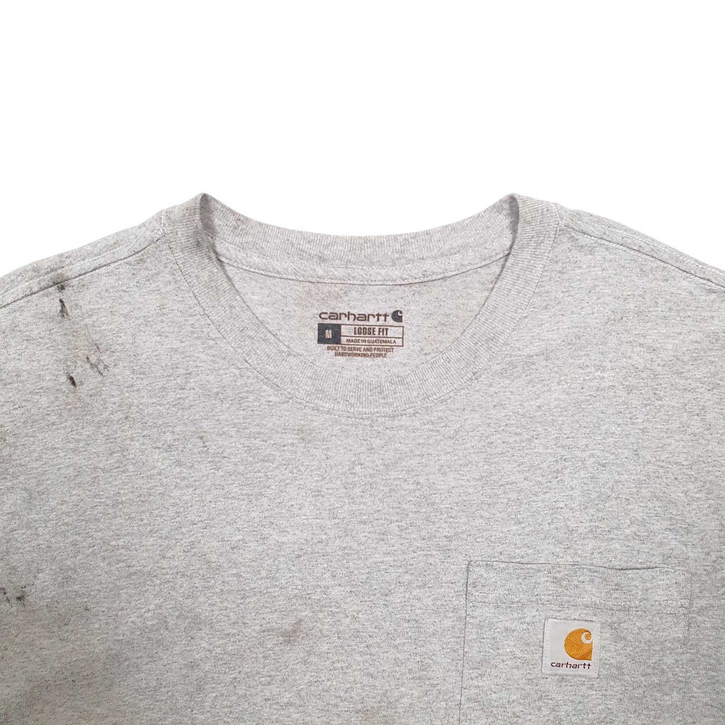 Mens Grey Carhartt  Short Sleeve T Shirt