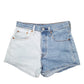 Womens Blue Levis 501 Denim Jorts Denim Shorts
