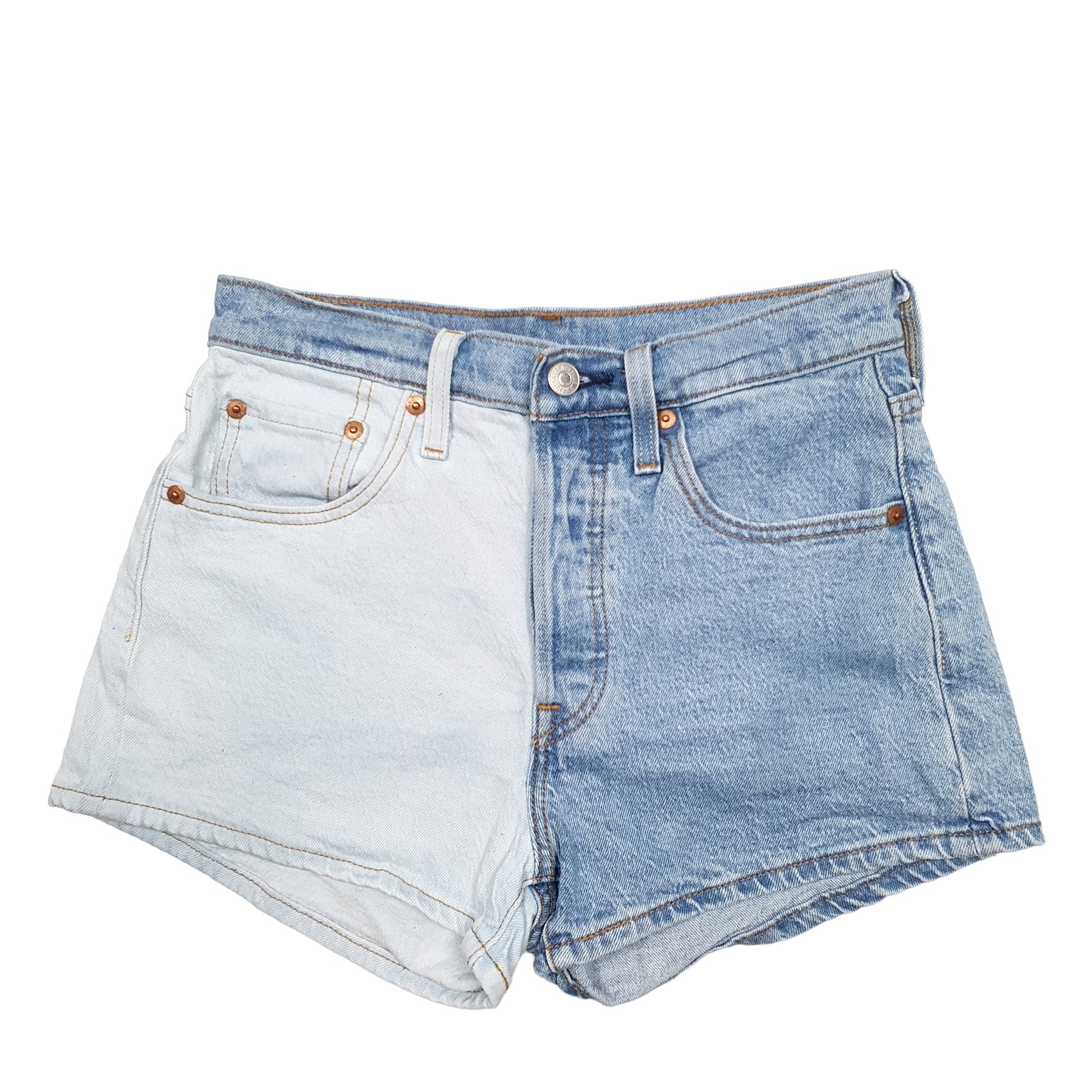 Womens Blue Levis 501 Denim Jorts Denim Shorts