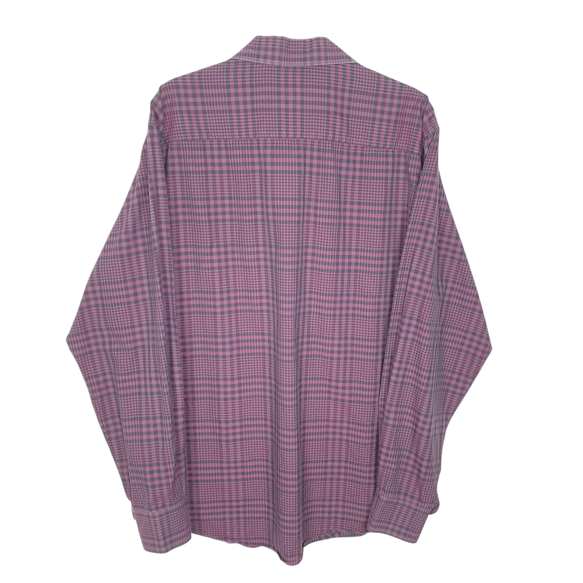 Mens Purple Bugatchi Uomo Long Sleeve Shirt