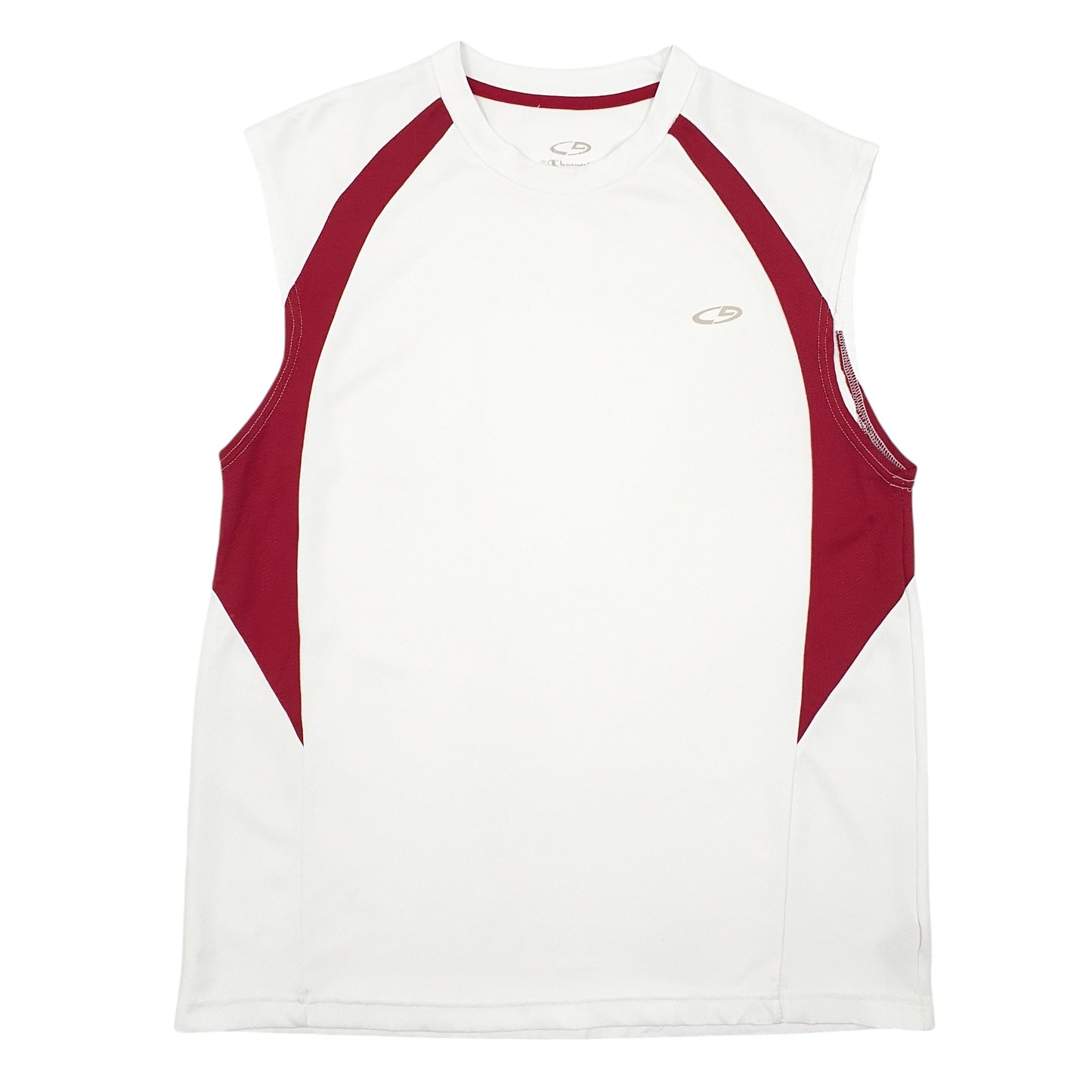 Mens White Champion  Short Sleeve T Shirt