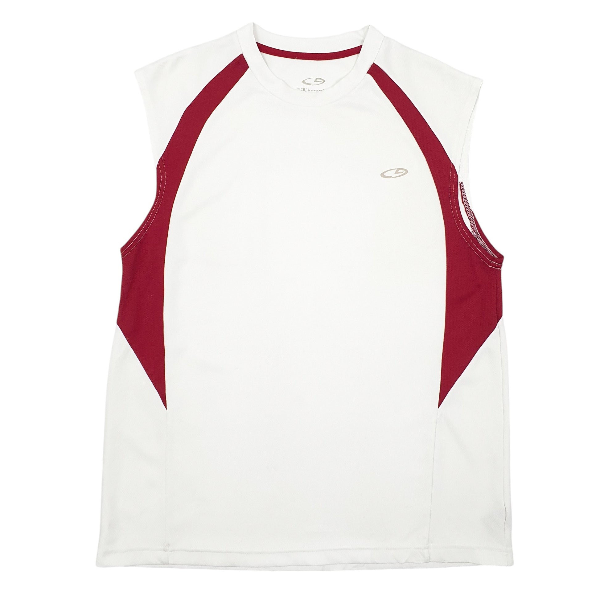 Mens White Champion  Short Sleeve T Shirt