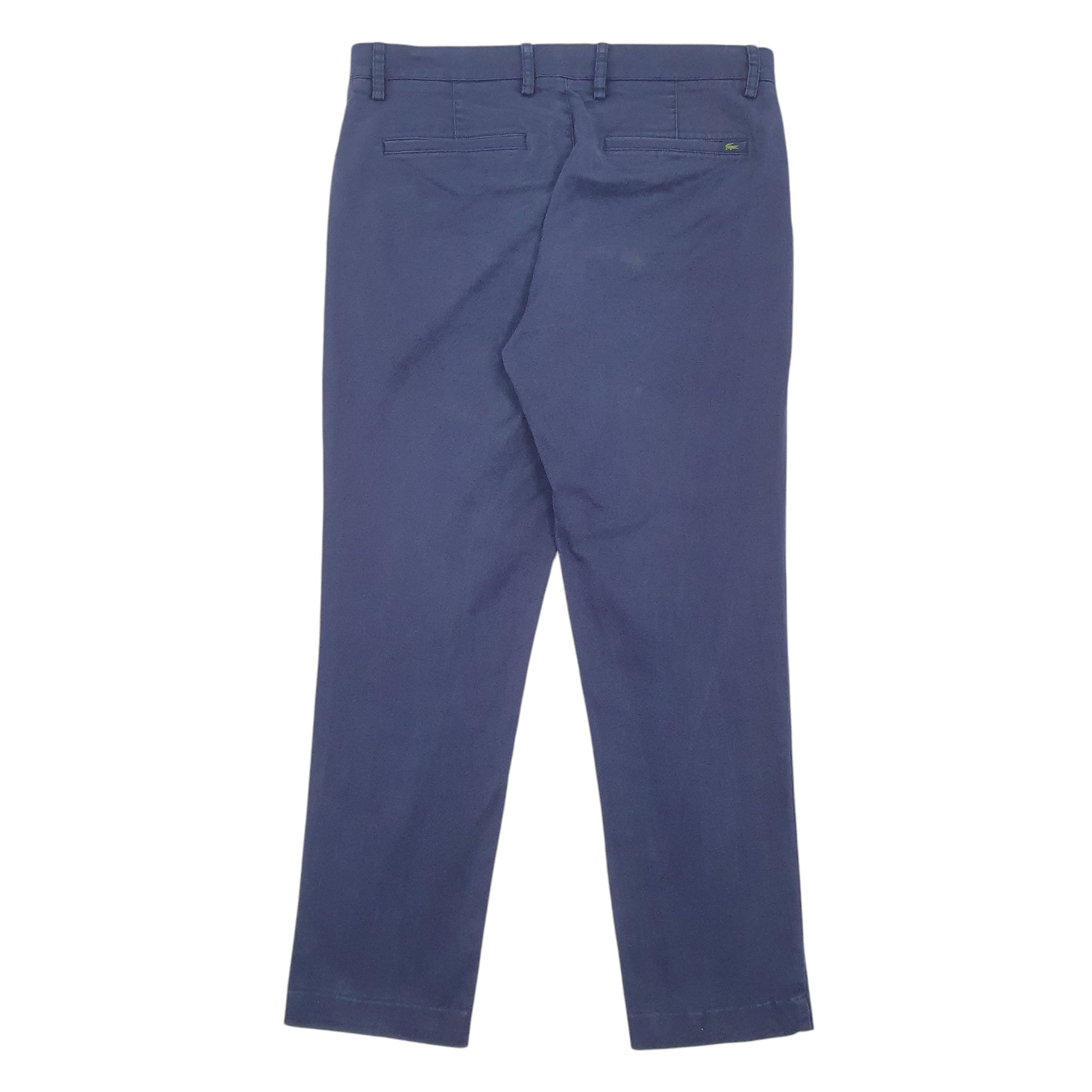 Mens Navy Lacoate  Chino Trousers