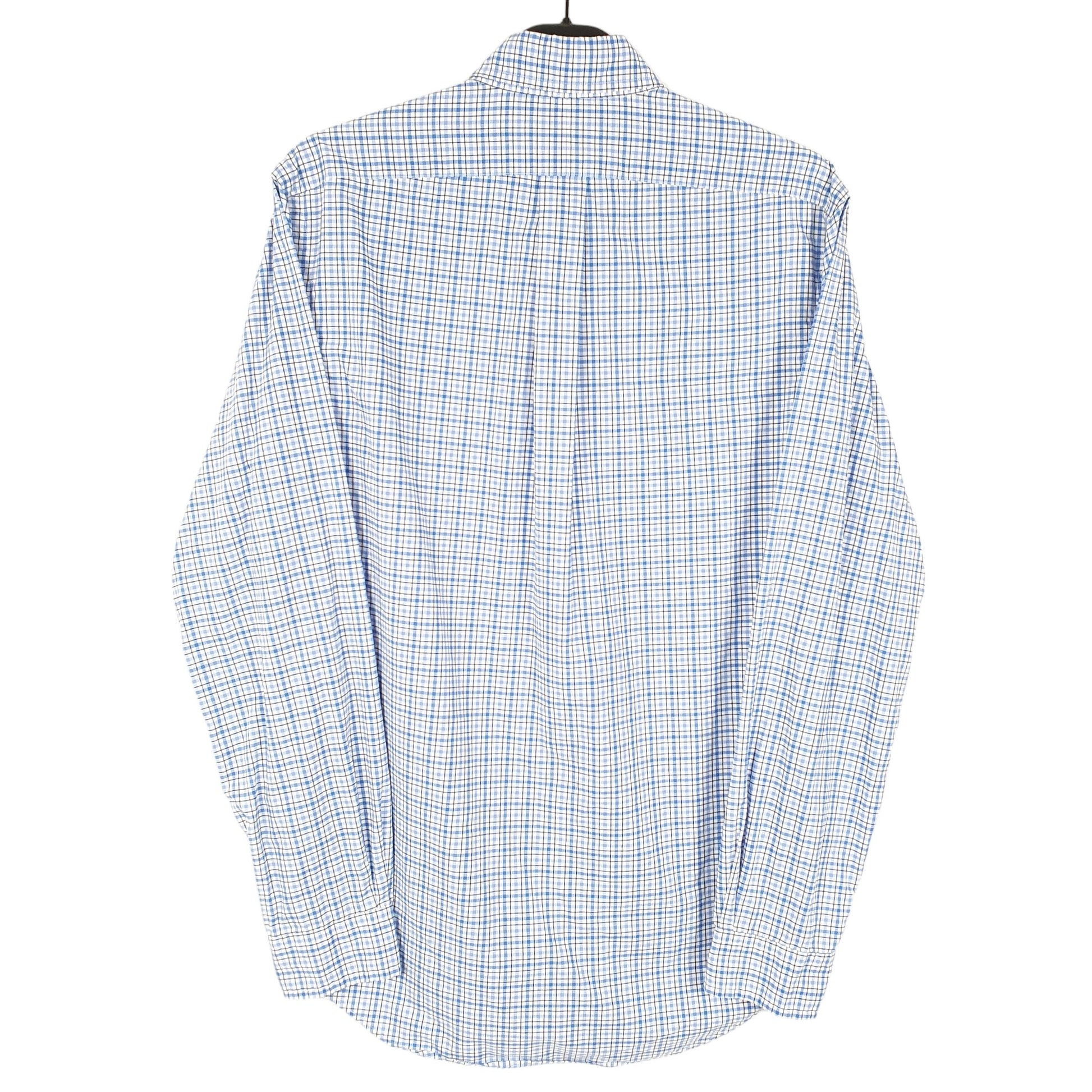 Mens Blue Ralph Lauren Stretch Long Sleeve Shirt