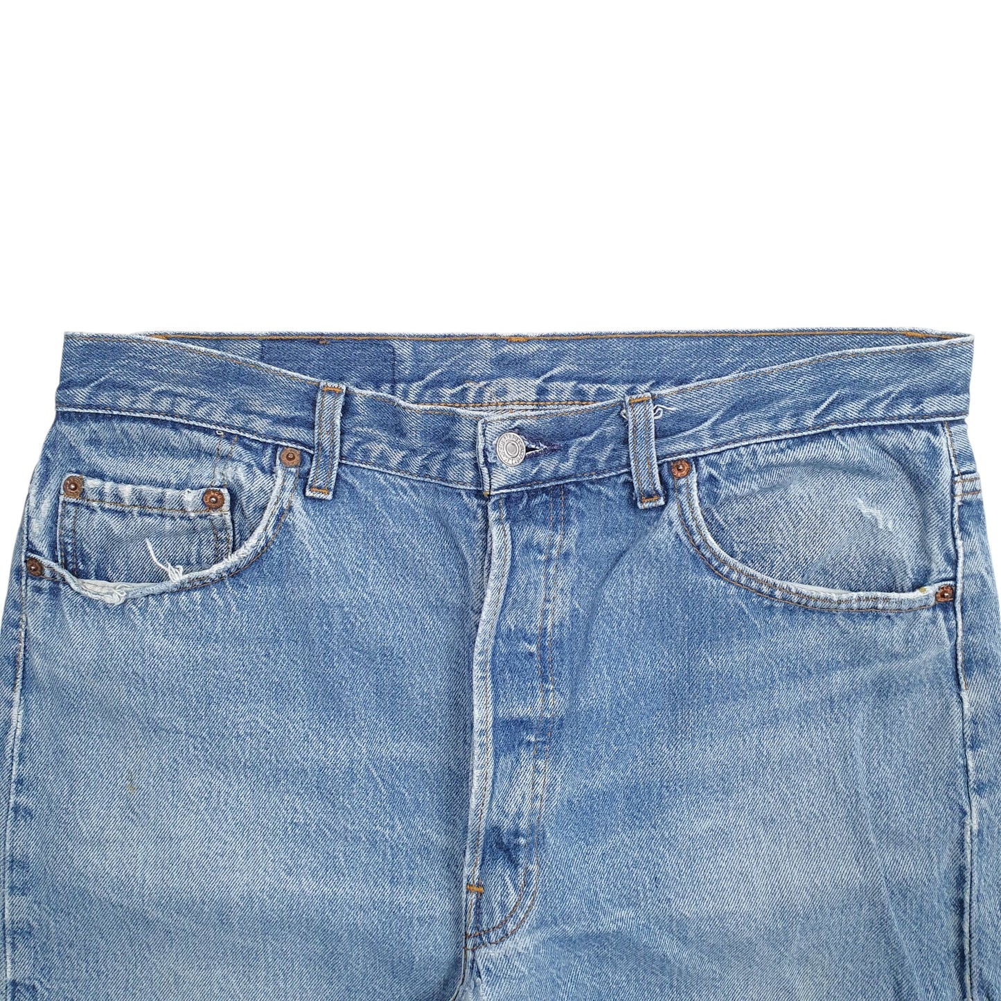 Mens Blue Levis  505 JeansW34 L32