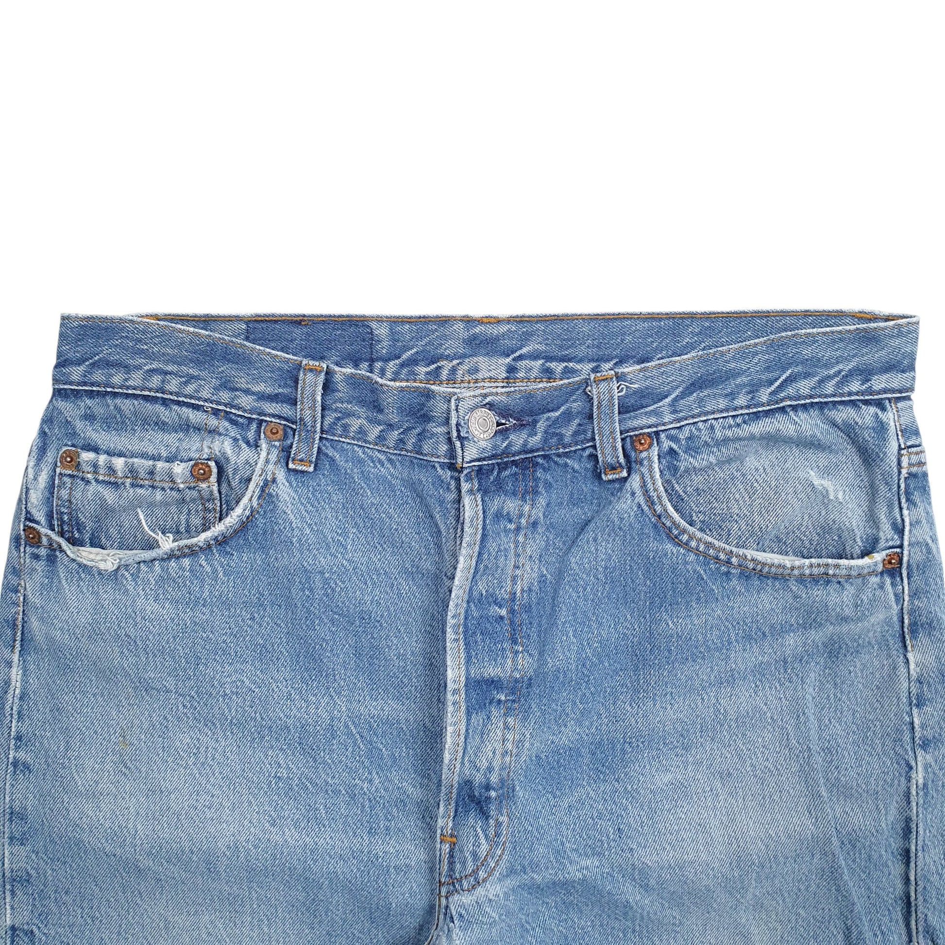 Mens Blue Levis  505 JeansW34 L32