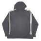 Mens Black Adidas Spellout Hoodie Jumper