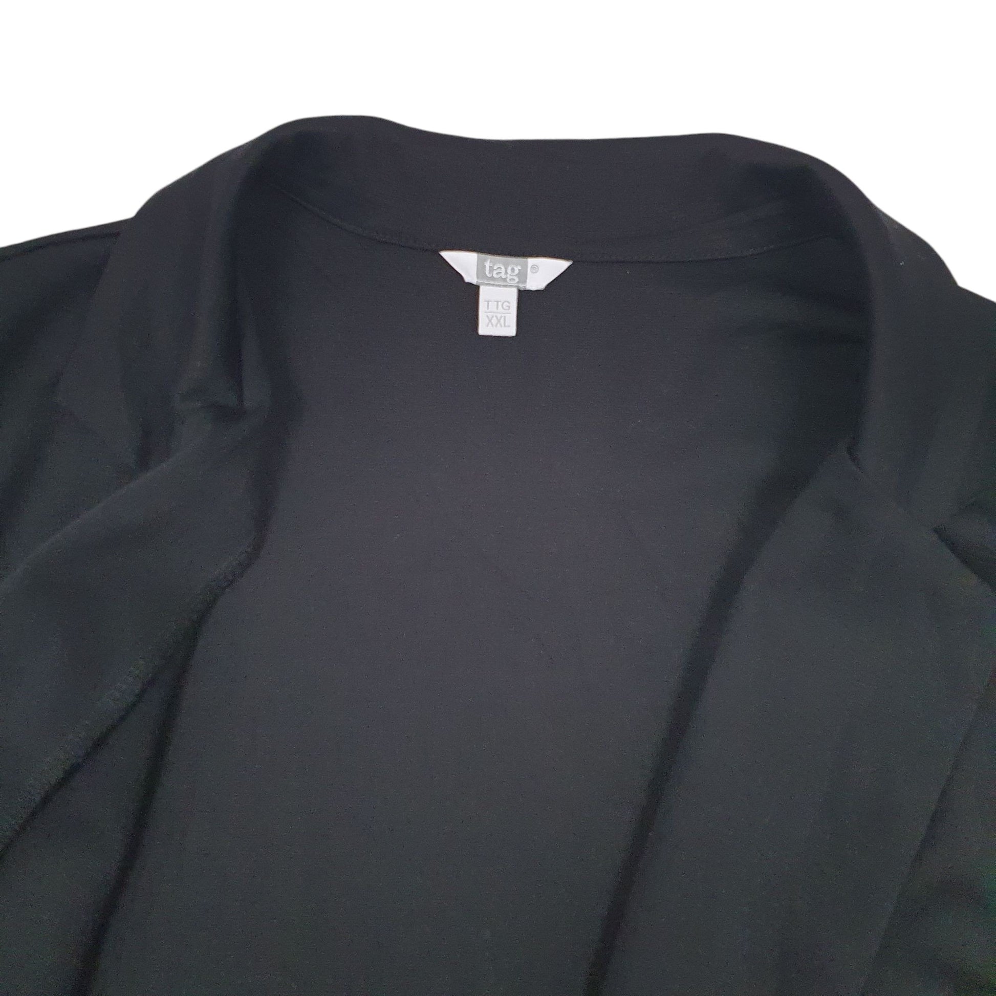 Womens Black Tag   Coat