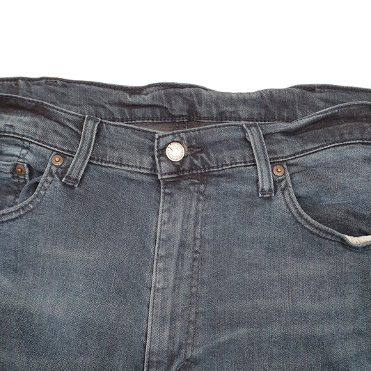 Mens Navy Levis Stretch 514 JeansW38 L30