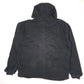 Mens Black Crown Heavy Sherpa Lined Active Hooded  Coat