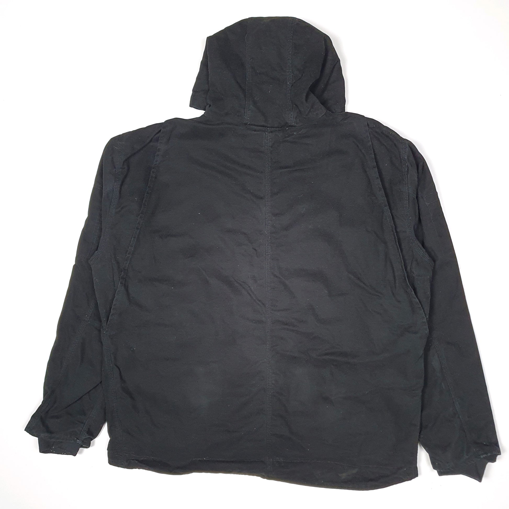 Mens Black Crown Heavy Sherpa Lined Active Hooded  Coat