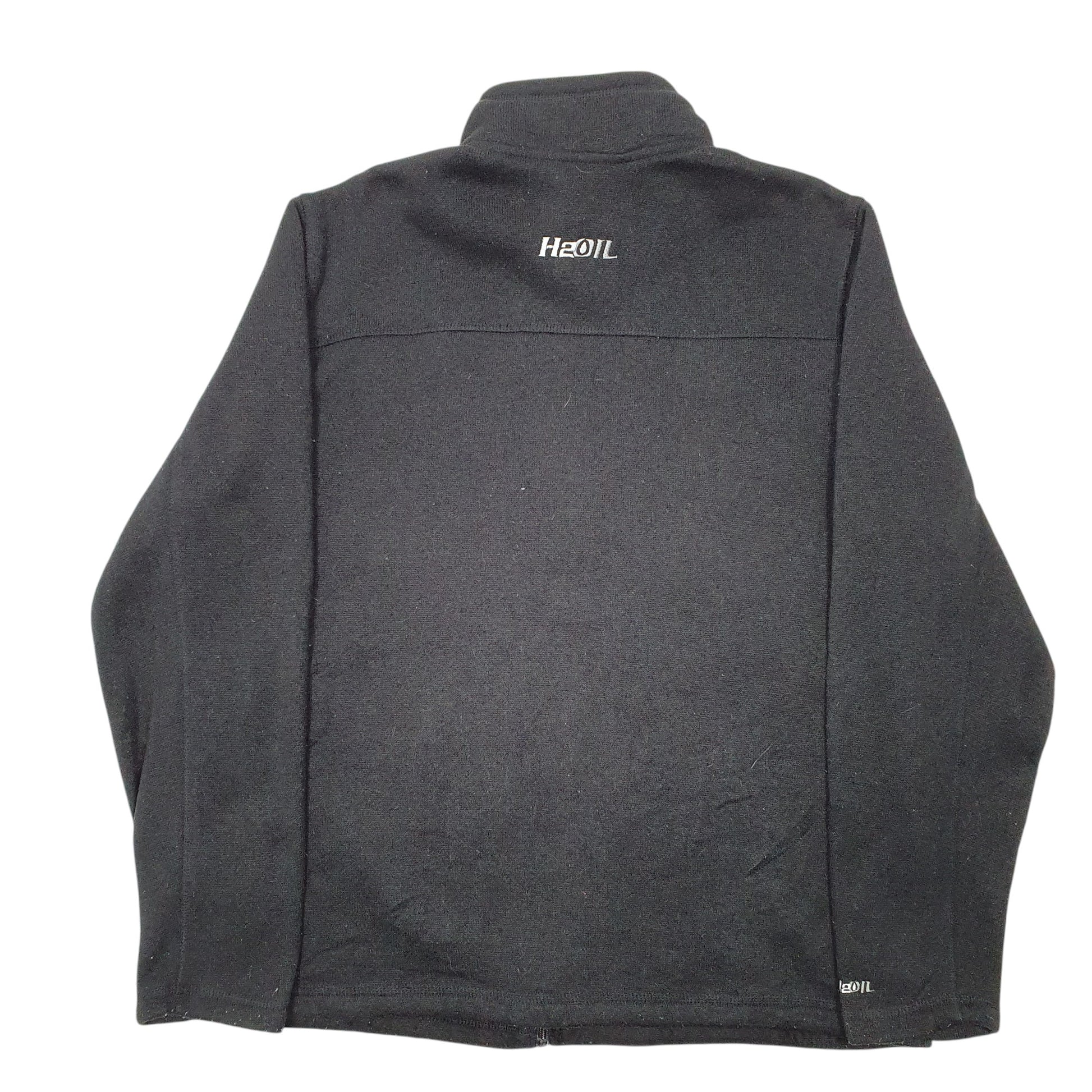 Mens Black The North Face H2oil Full Zip Jumper