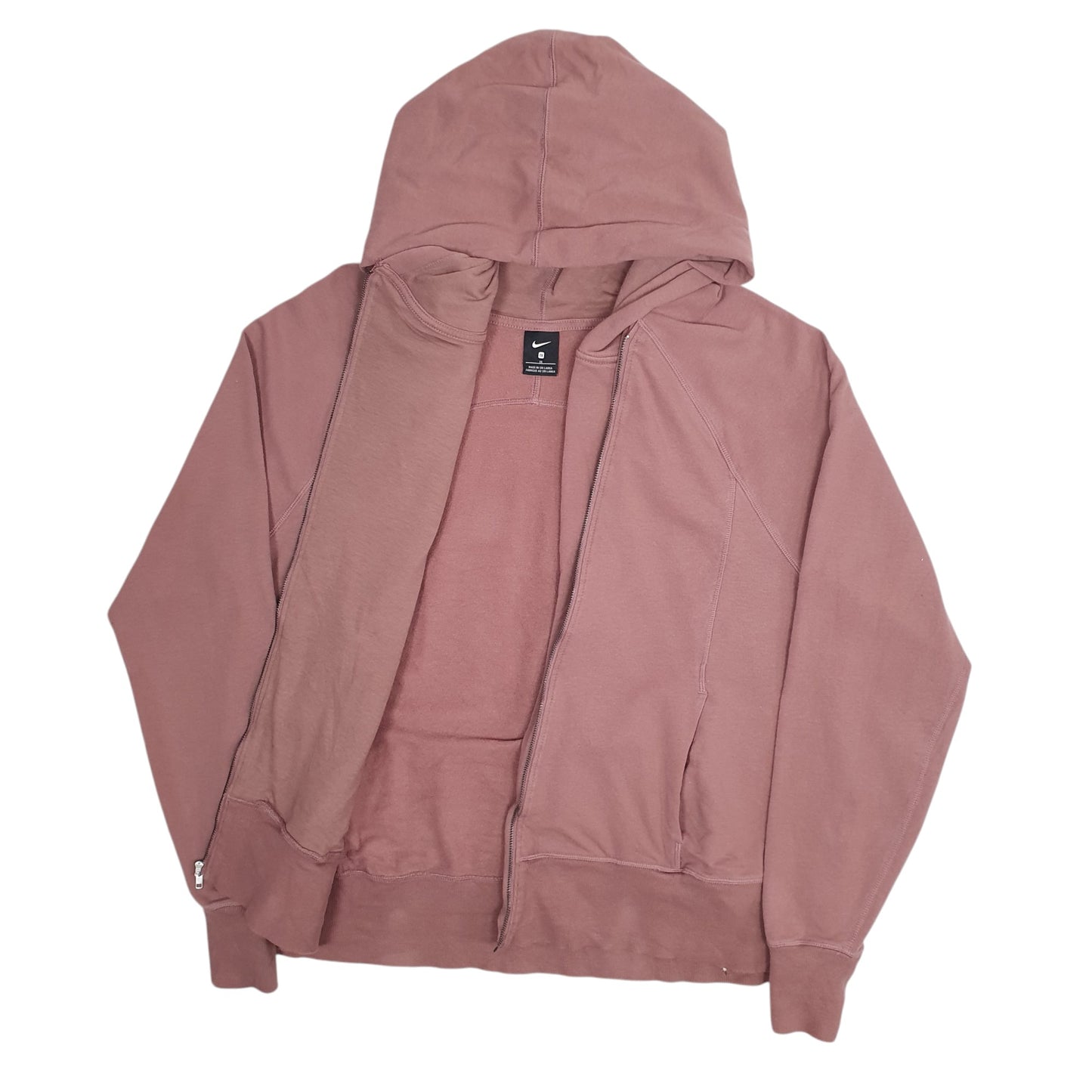 Womens Pink Nike Hoodie Full Zip Jumper