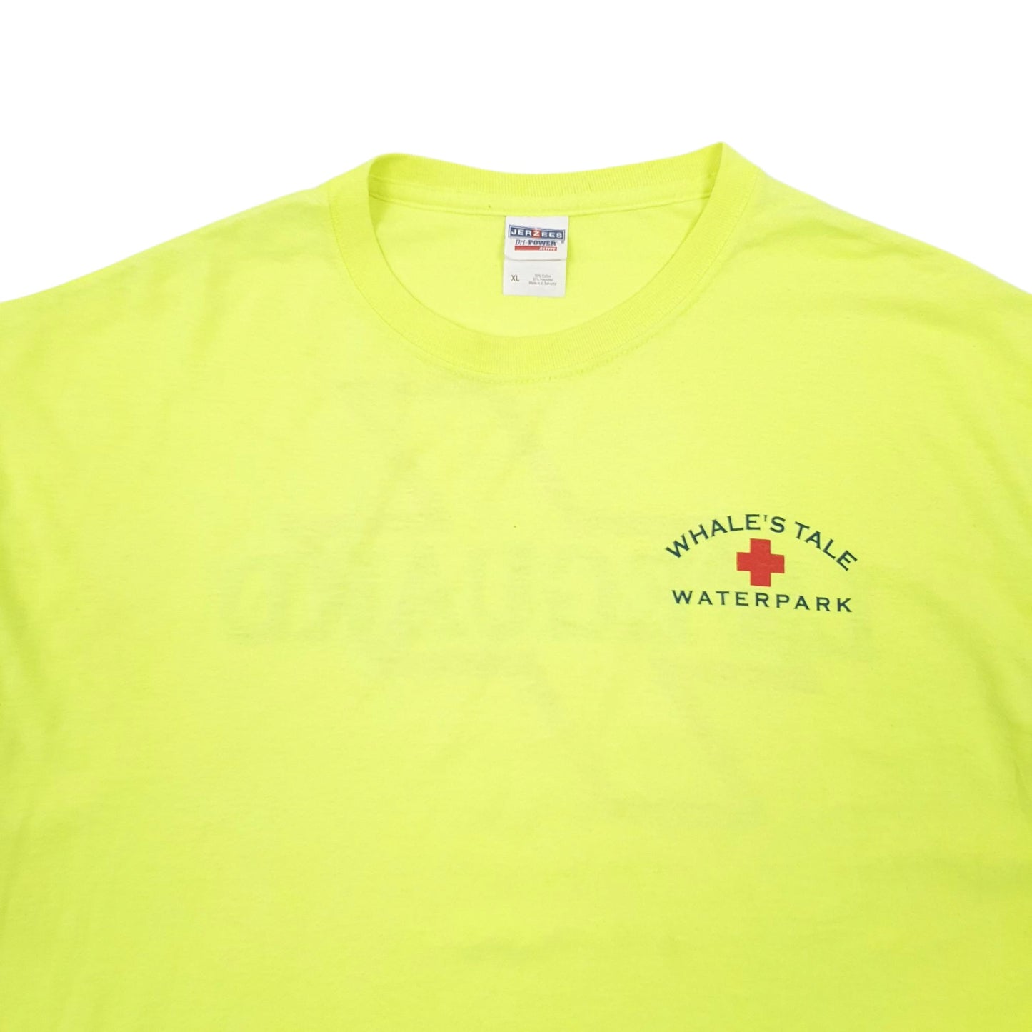 Mens Green Jerzees Lifeguard Short Sleeve T Shirt