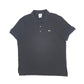 Mens Black Lacoste  Short Sleeve Polo Shirt