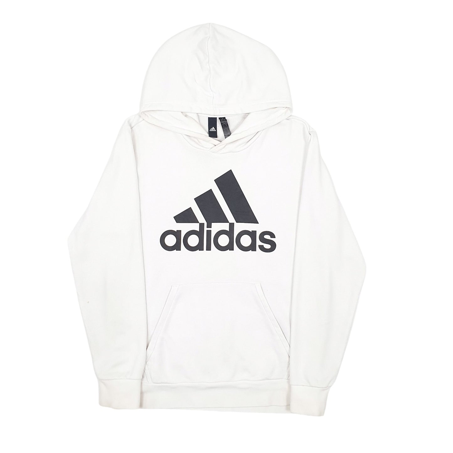 Mens White Adidas  Hoodie Jumper