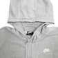 Mens Grey Nike  Hoodie Jumper