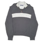 Mens Black Nautica Knit Quarter Zip Jumper