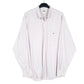 Mens Pink Lacoste Vintage Made In France Long Sleeve Shirt