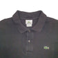 Mens Black Lacoste  Short Sleeve Polo Shirt