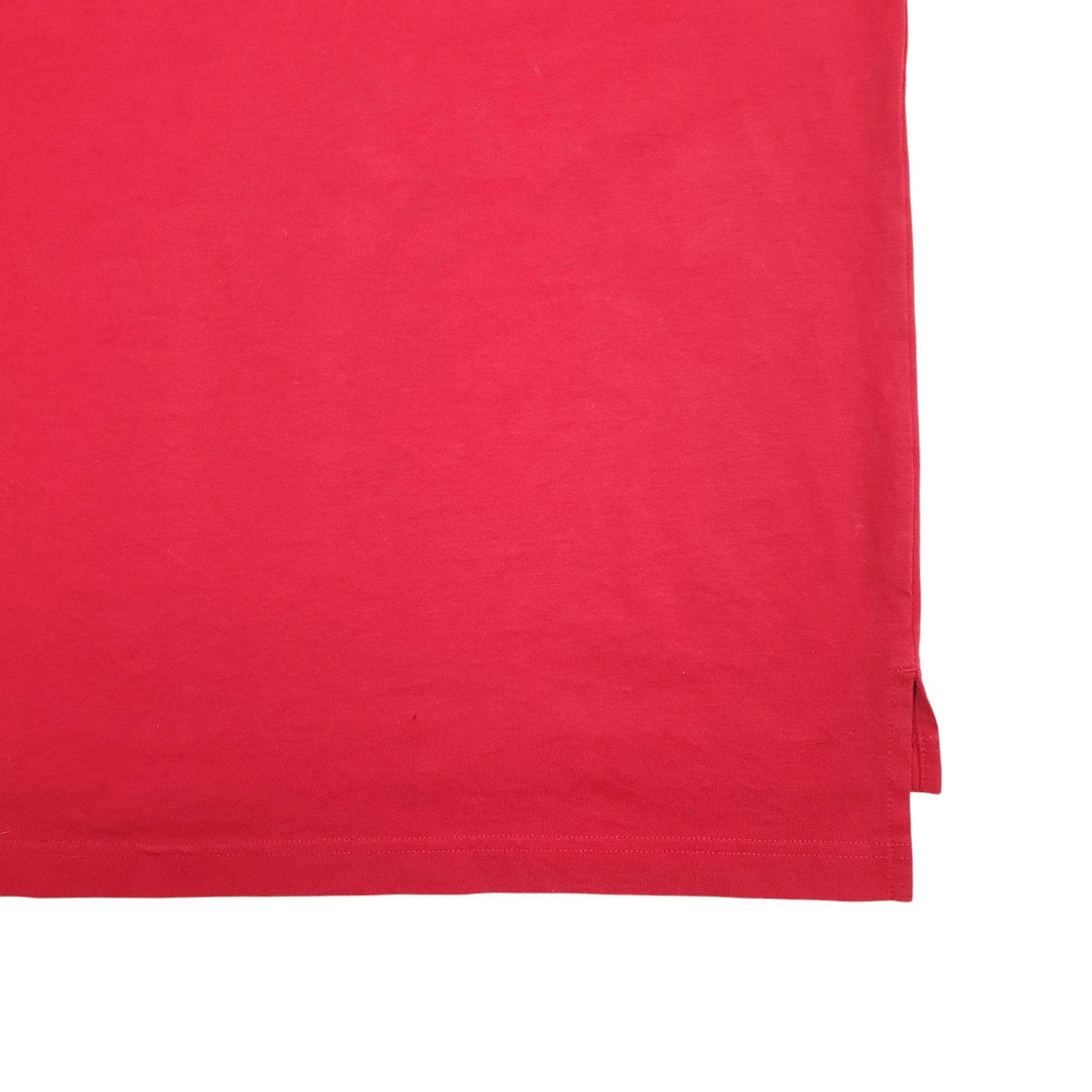 Mens Red Adidas Climalite Short Sleeve Polo Shirt