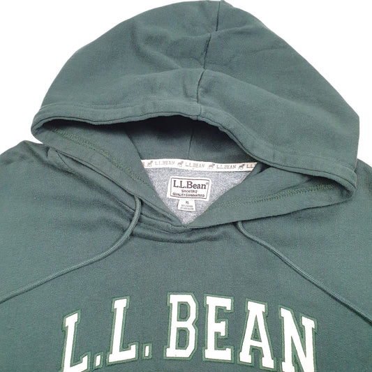 Mens Green L.L.Bean Spellout 1922 Outdoors Hoodie Jumper