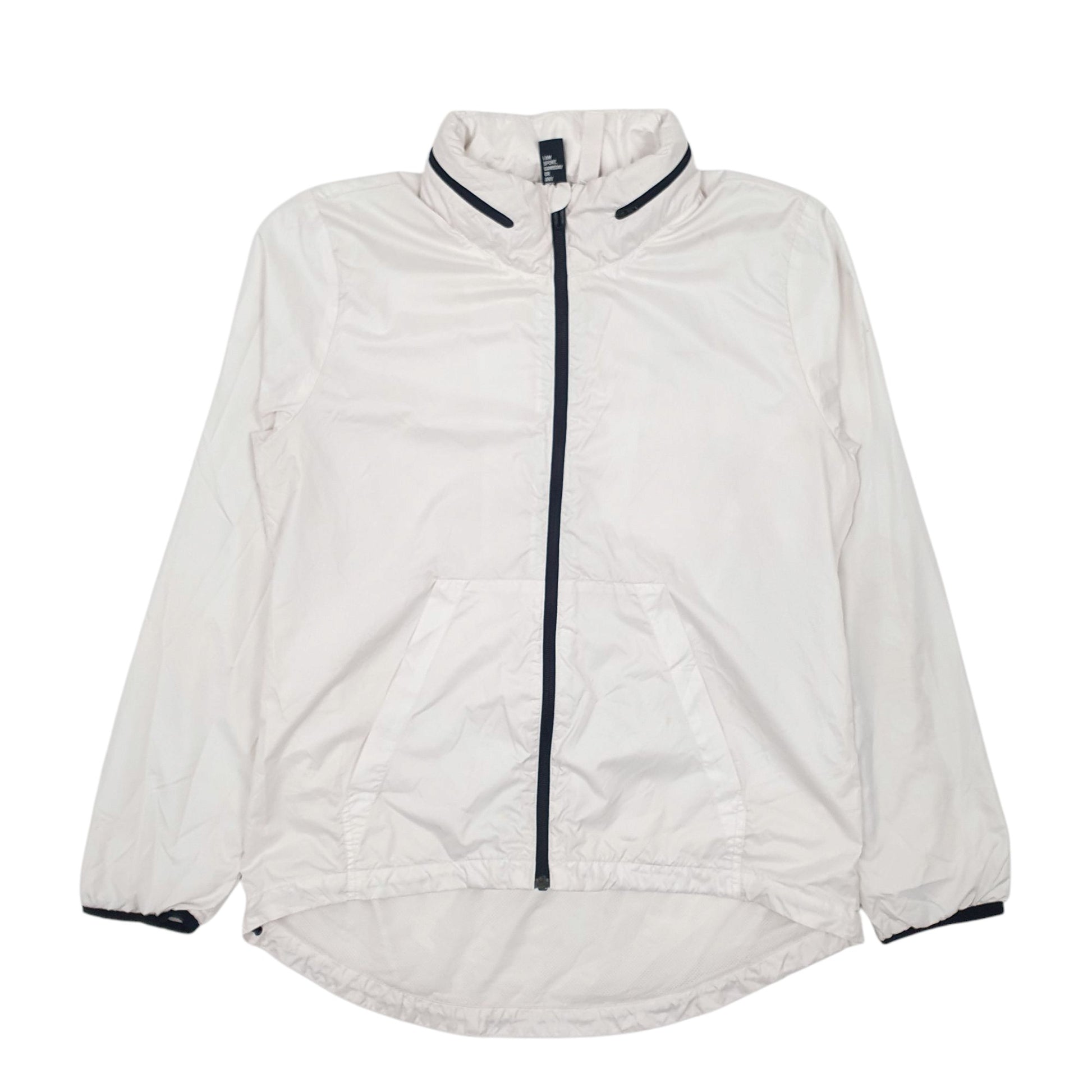 Womens White Adidas  Quarter Zip Coat