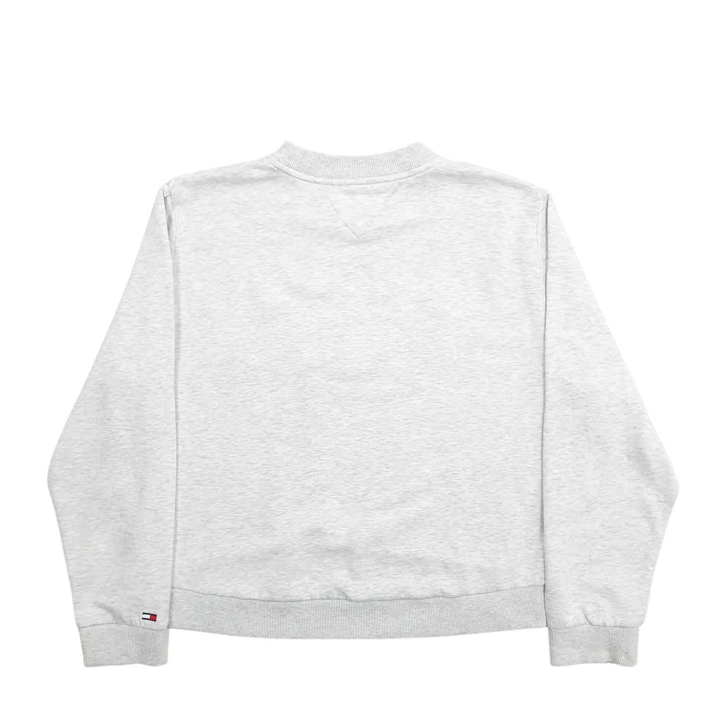 Womens Grey Tommy Hilfiger Spellout Crewneck Jumper