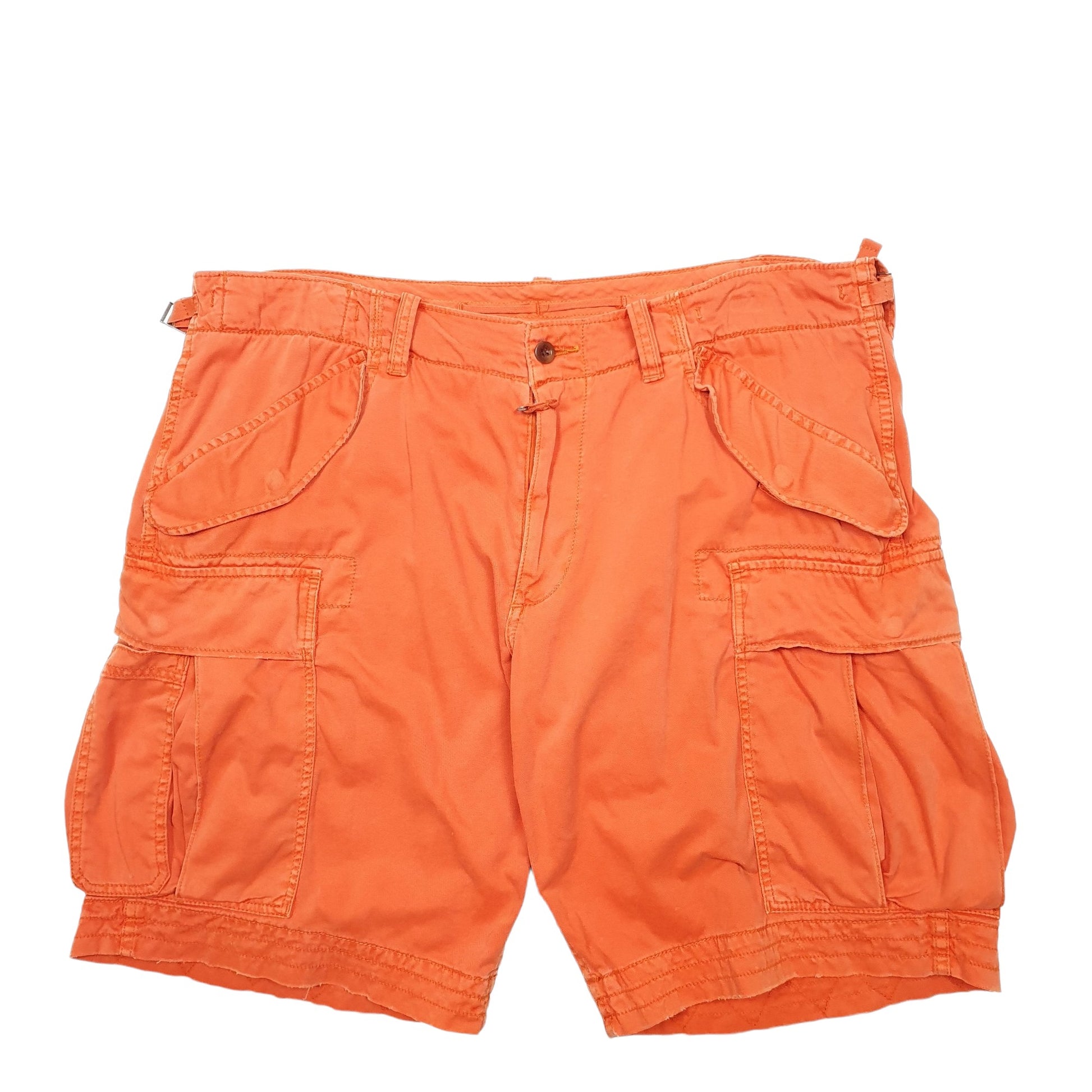 Mens Orange Polo Ralph Lauren  Cargo Shorts