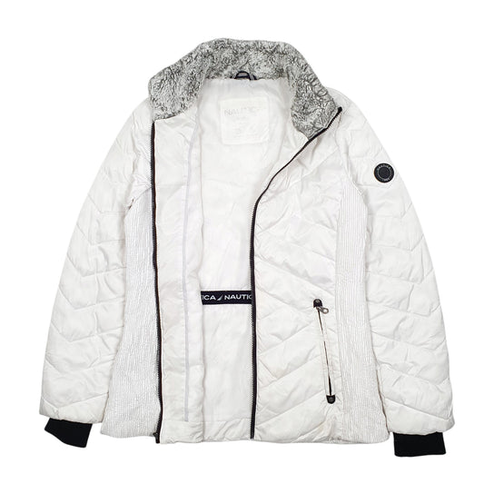 Womens White Nautica   Coat