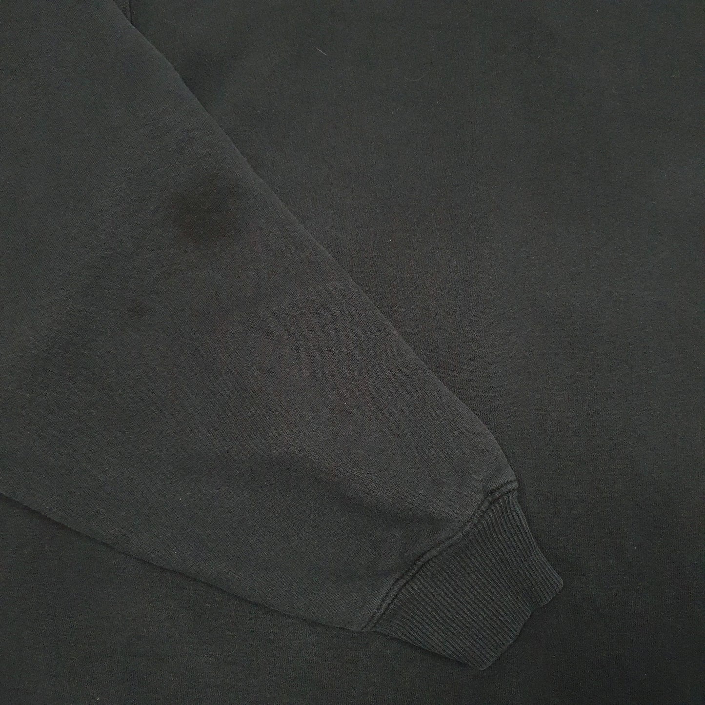 Mens Black Champion  Quarter Zip Jumper