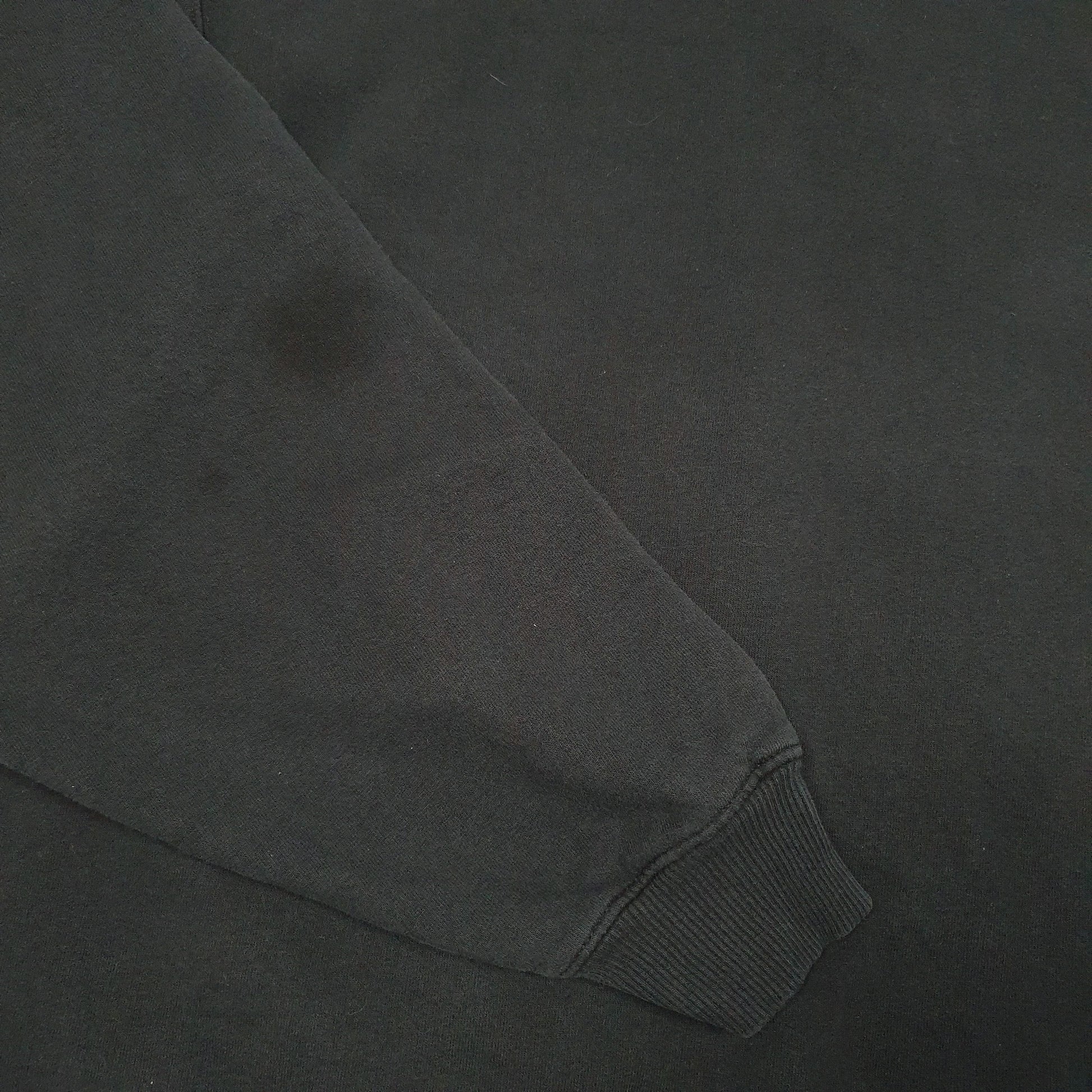 Mens Black Champion  Quarter Zip Jumper